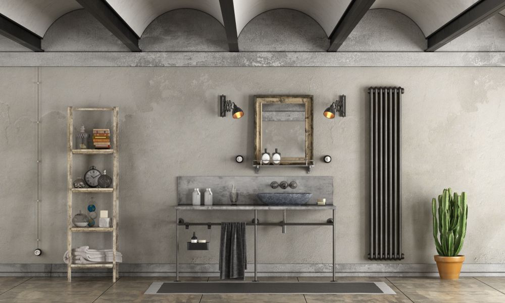 salle-de-bain-industrielle-gris