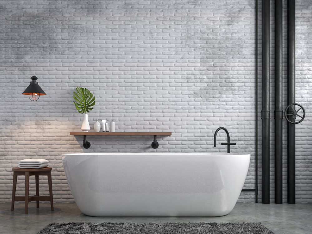 salle-de-bain-industrielle-tuyau