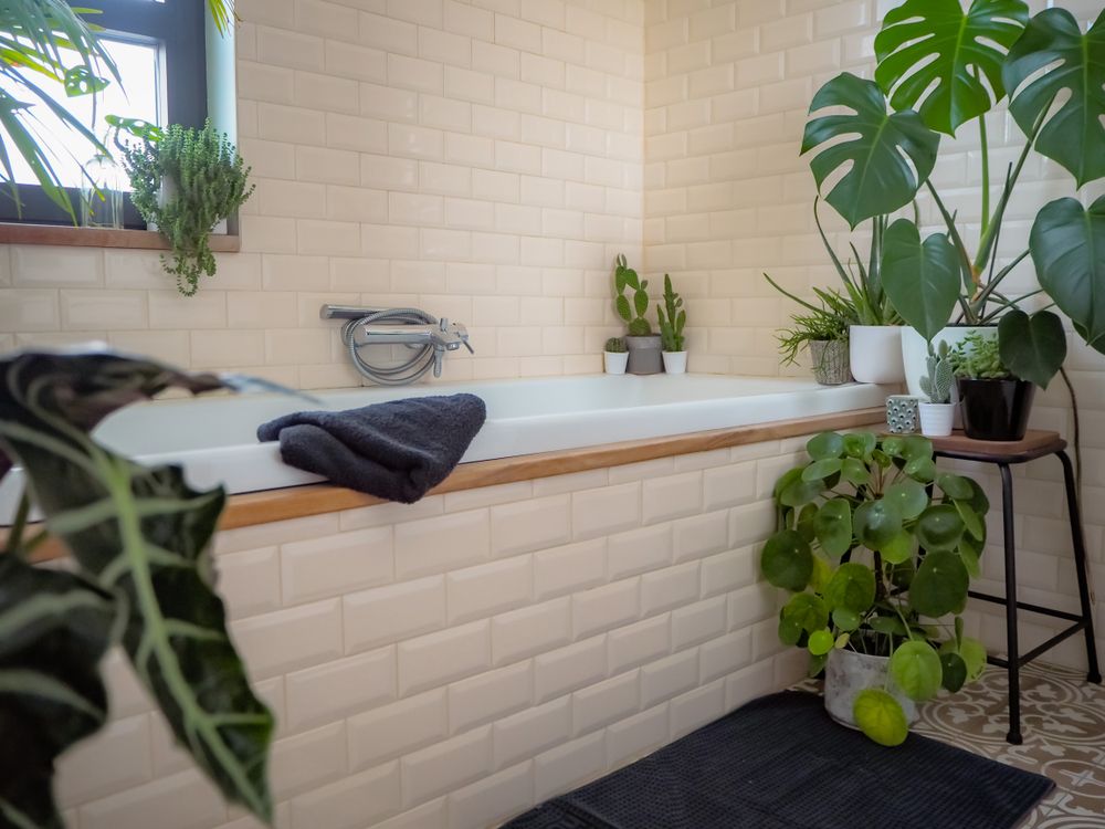 salle de bain carreaux metro chic