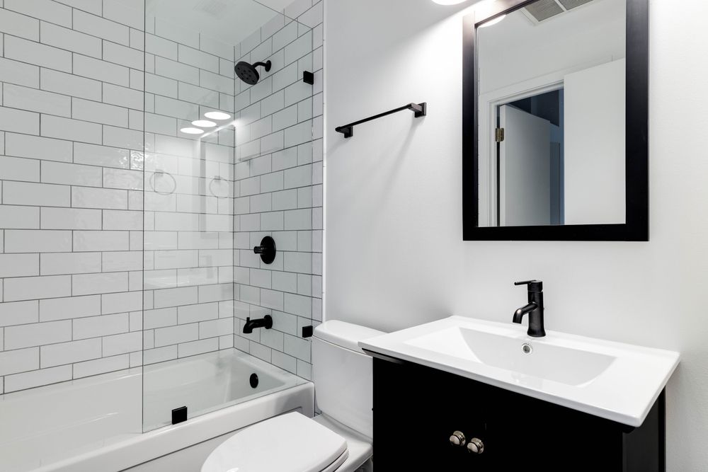 salle de bain carreaux metro