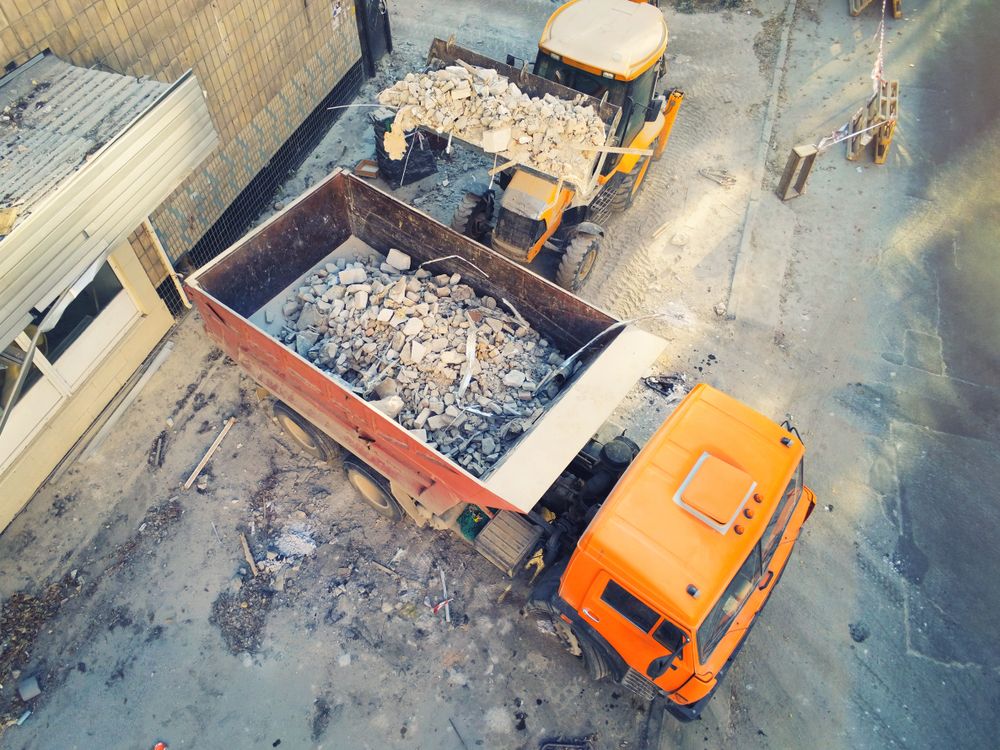 plateforme-recyclage-btp-benne