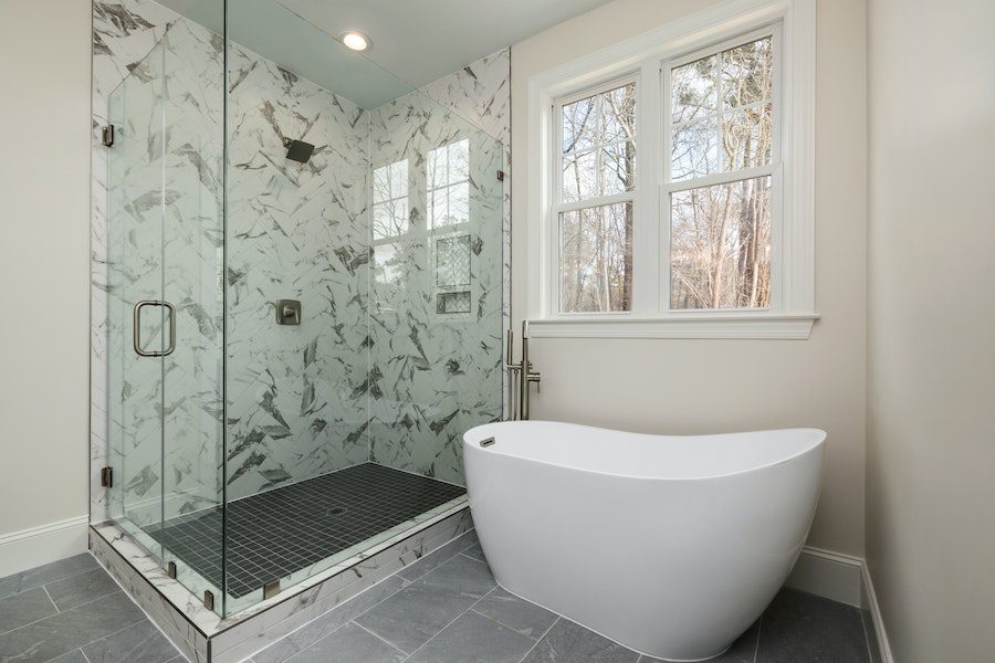Évacuation douche italienne